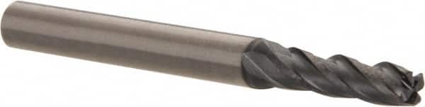 OSG - 5/32", 4 Flute, Single End, Solid Carbide, 0.03" Corner Radius End Mill - 2" OAL, 30° Helix, Right Hand Flute, 9/16" LOC, Right Hand Cut - Strong Tooling