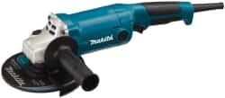 Makita - 6" Wheel Diam, 10,000 RPM, Corded Angle & Disc Grinder - 5/8-11 Spindle, 120 Volts, 10.5 Amps - Strong Tooling