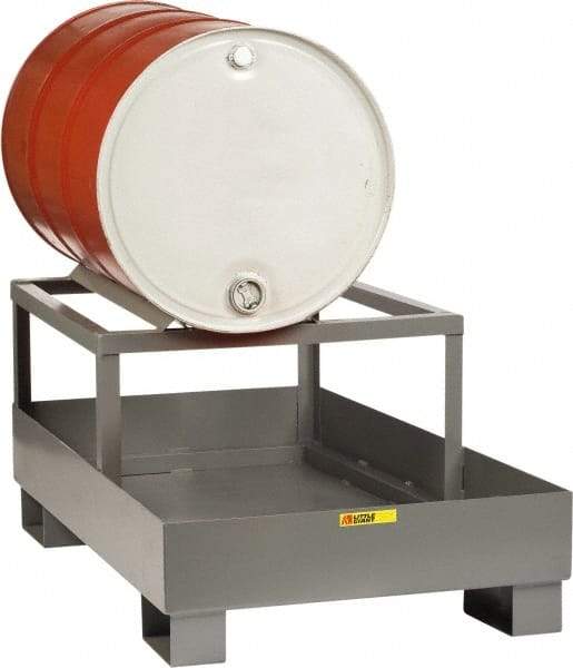 Little Giant - 33 Gal Sump, 1 Drum, Steel Drum Rack - 51" Long x 26" Wide x 22" High - Strong Tooling