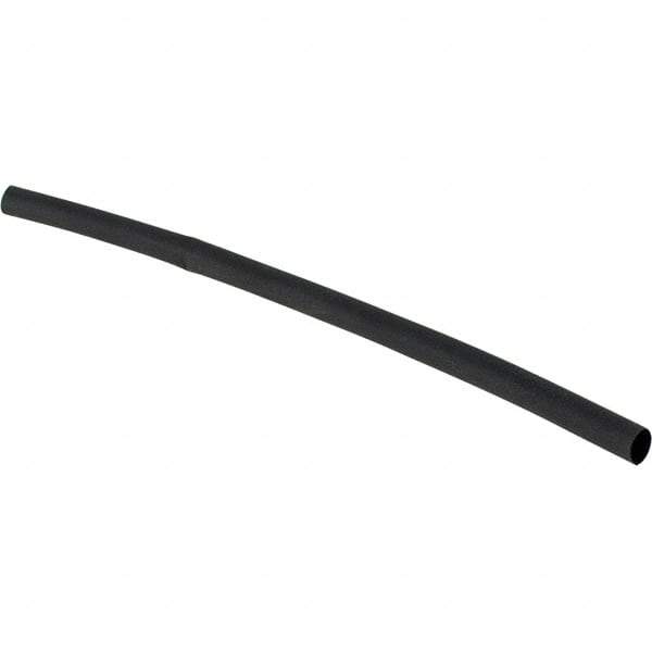 Value Collection - 6" Long Heat Shrink Electrical Tubing - Black - Strong Tooling