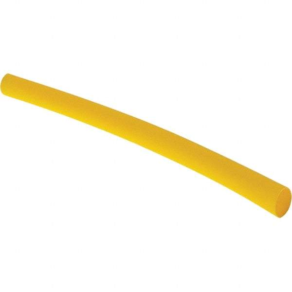 Value Collection - 4" Long Heat Shrink Electrical Tubing - Yellow - Strong Tooling