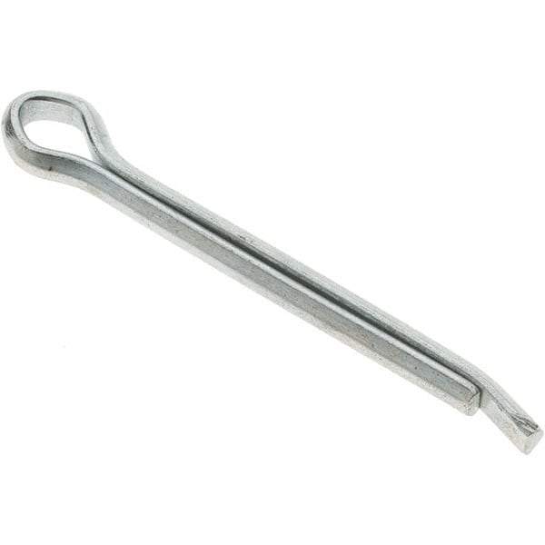 Value Collection - 5/32" Diam x 1-3/4" Long Hammerlock Cotter Pin - Grade 2, Zinc-Plated, Steel - Strong Tooling