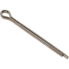 Value Collection - 7/64" Diam x 1-1/2" Long Extended Prong Cotter Pin - Grade 2, Uncoated, Steel - Strong Tooling