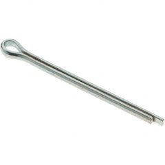 Value Collection - Extended Prong Cotter Pin - Grade 2, Zinc-Plated, Steel - Strong Tooling