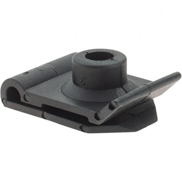 Value Collection - #14 Screw, 1mm Max Thick, Nylon U Nut - Black Phosphate Finish - Strong Tooling