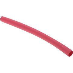 Value Collection - 6" Long Heat Shrink Electrical Tubing - Red - Strong Tooling