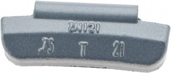 Value Collection - 0.75 oz T Wheel Weight - Zinc, For Use with Domestic Light Trucks - Strong Tooling