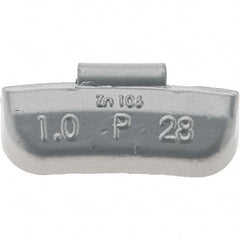 Value Collection - 1 oz P Wheel Weight - Zinc, For Use with Automotive & Light Trucks - Strong Tooling