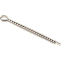 Value Collection - 5/32" Diam x 2" Long Extended Prong Cotter Pin - Grade 18-8, Uncoated, Stainless Steel - Strong Tooling