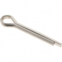 Value Collection - 5/32" Diam x 1" Long Extended Prong Cotter Pin - Grade 18-8, Uncoated, Stainless Steel - Strong Tooling