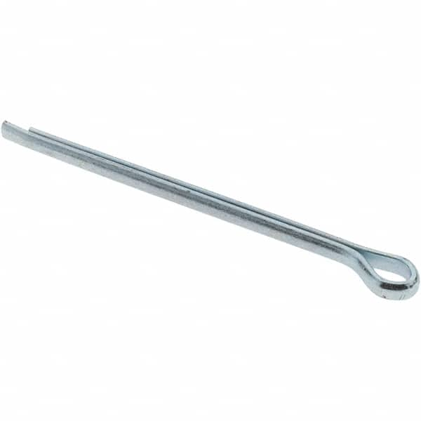 Value Collection - 7/64" Diam x 2" Long Hammerlock Cotter Pin - Grade 2, Zinc-Plated, Steel - Strong Tooling