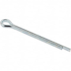 3/16″ Diam x 2″ Long Extended Prong Cotter Pin Steel, Zinc-Plated