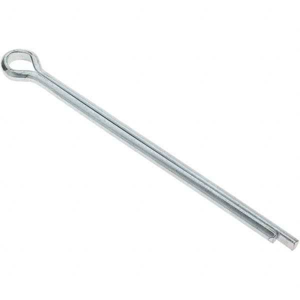 Value Collection - 5/16" Diam x 5" Long Extended Prong Cotter Pin - Grade 2, Zinc-Plated, Steel - Strong Tooling