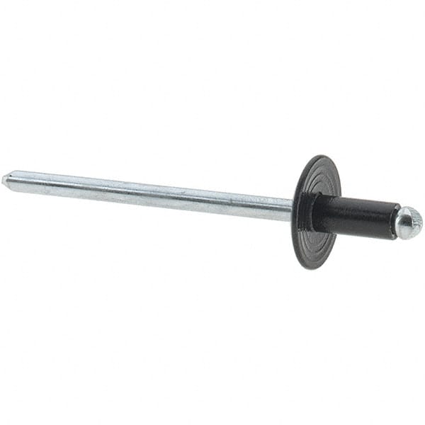 Value Collection - Steel Peel Blind Rivet - Steel Mandrel, 1/8" to 3/16" Grip, - Strong Tooling