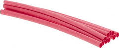 Value Collection - 6" Long Heat Shrink Electrical Tubing - Red - Strong Tooling