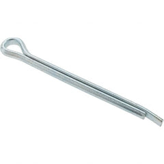 Value Collection - 5/32" Diam x 2" Long Hammerlock Cotter Pin - Grade 2, Zinc-Plated, Steel - Strong Tooling