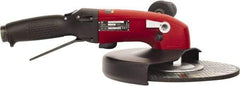 Chicago Pneumatic - 9" Wheel Diam, 6,000 RPM, Pneumatic Angle & Disc Grinder - 5/8-11 Spindle, 80 CFM - Strong Tooling