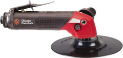 Chicago Pneumatic - 7" Max Disc, 7,500 RPM, Pneumatic Handheld Disc Sander - 32 CFM, 3/8" Inlet, 2.3 hp, 90 psi - Strong Tooling