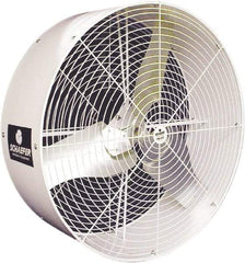 Schaefer Ventilation Equipment - 36" Blade, 1/2 hp, 11,400 CFM, Industrial Circulation Fan - Ceiling Mount, 1 Speed - Strong Tooling