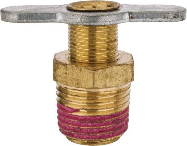 Value Collection - Steel Wing Nut Valve Drain Cock & Shutoff Valve - 1/2 Thread, 200 Max psi - Strong Tooling