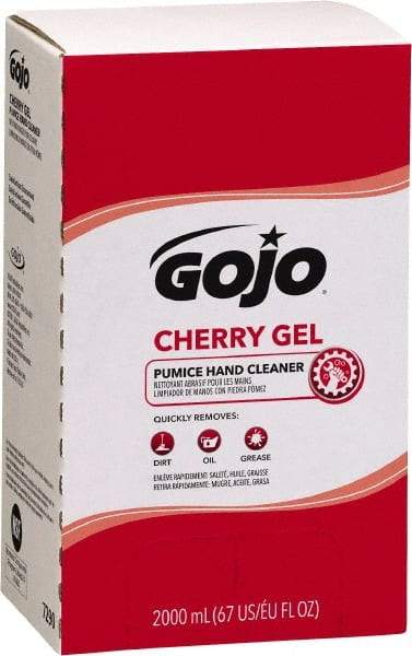 GOJO - 2 L Dispenser Refill Gel Hand Cleaner - Red, Cherry Scent - Strong Tooling