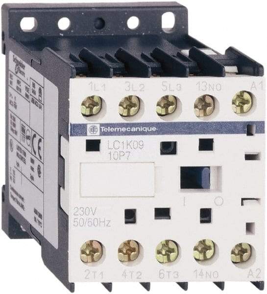 Schneider Electric - 3 Pole, 120 Coil VAC at 50/60 Hz, 16 Amp at 690 VAC, 20 Amp at 440 VAC and 9 Amp at 440 VAC, IEC Contactor - CSA, RoHS Compliant, UL Listed - Strong Tooling