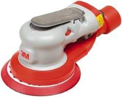 3M - 12,000 OPM, 17 CFM Air Consumption, 90 psi Air Pressure, Palm Air Orbital Sander - Round Pad, - Strong Tooling