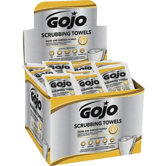 GOJO - Pre-Moistened Hand Cleaning Wipes - Packet, 8" x 8" Sheet Size, Red - Strong Tooling