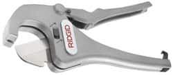 Ridgid - 1/2" to 1-5/8" Pipe Capacity, Ratcheting Tube & Pipe Cutter - Cuts Plastic, Rubber, PVC, CPVC - Strong Tooling