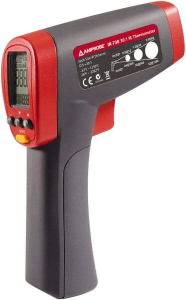 Amprobe - -32 to 1250°C (-26 to 2282°F) Infrared Thermometer - 30:1 Distance to Spot Ratio - Strong Tooling