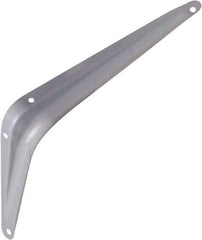 National Mfg. - 100 Lb Capacity, Gray Shelf Brackets - 6" Long x 8" High x 1.667" Wide - Strong Tooling