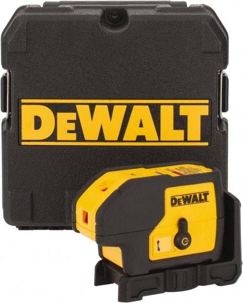 DeWALT - 3 Beam 100' Max Range Self-Leveling Laser - Red Beam, 1/8" at 30' Accuracy, 5" Long x 2-1/4" Wide x 3-3/4" High - Strong Tooling