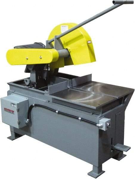 Kalamazoo - 20" Blade Diam, 1" Arbor Hole, Straight Chop & Cutoff Saw - 2,500 RPM, 15 hp, 220/440 Volts, 3 Phase - Strong Tooling