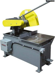 Kalamazoo - 20" Blade Diam, 1" Arbor Hole, Straight Chop & Cutoff Saw - 2,500 RPM, 15 hp, 220/440 Volts, 3 Phase - Strong Tooling