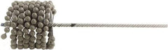 Brush Research Mfg. - 3" to 3-1/4" Bore Diam, 80 Grit, Aluminum Oxide Flexible Hone - Medium, 13-1/2" OAL - Strong Tooling