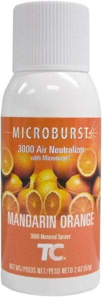 Rubbermaid - 2 oz Air Freshener Dispenser Aerosol Refill - Mandarin Orange, Compatible with Lumecel & Microburst 3000 Dispensers - Strong Tooling