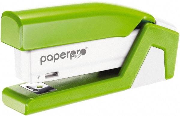 PaperPro - 20 Sheet Half Strip Stapler - Green - Strong Tooling