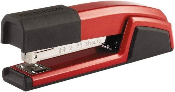 Stanley Bostitch - 25 Sheet Full Strip Desktop Stapler - Red - Strong Tooling