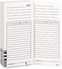 Acroprint Time Recorder - 9/10" High x 3-2/5" Wide Weekly Time Cards - White, Use with Acroprint Model ES1000 - Strong Tooling