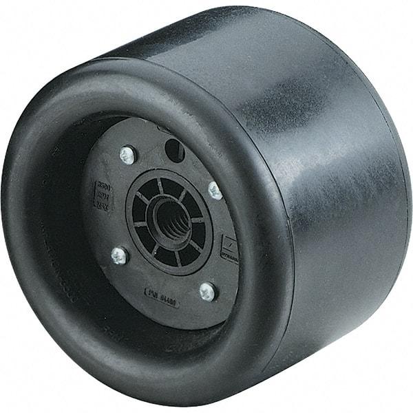 Dynabrade - 5" Wheel OD, 3-1/2" Wheel Width, 3,500 RPM, Aluminum, Pneumatic Wheel without Hub - 15-1/2" Long x 3-1/2" Wide, 1/2" Wheel Arbor Hole - Strong Tooling