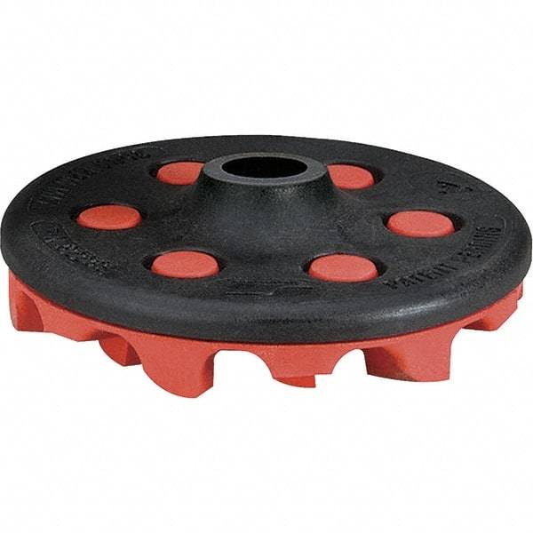 Dynabrade - 4" Diam Angle & Disc Grinder Eraser Disc Assembly - For Use with 18072 - Strong Tooling