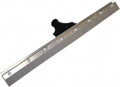 SEYMOUR-MIDWEST - 24" EPDM Blade Floor Squeegee - Threaded End, Single Edge, Gray, Aluminum Holder - Strong Tooling