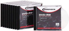 innovera - DVD+RW Discs - Use with CD, DVD Drives - Strong Tooling