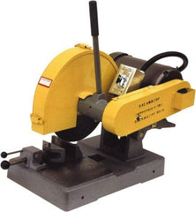 Kalamazoo - 14" Blade Diam, 1" Arbor Hole, Straight Chop & Cutoff Saw - 4,400 RPM, 5 hp, 220 Volts, 1 Phase - Strong Tooling