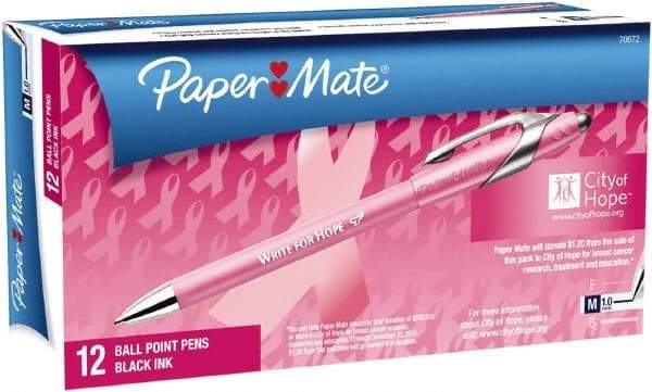 Paper Mate - 1mm Ball Point Retractable Pen - Black - Strong Tooling