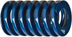 Associated Spring Raymond - 1-1/2" Hole Diam, 3/4" Rod Diam, 5-1/2" Free Length, Blue Die Spring - 709 Lb Max Deflection, 2.2441" Max Deflection, Medium Duty, Chromium Alloy Steel - Strong Tooling