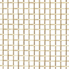 Value Collection - 34 Gage, 0.01 Inch Wire Diameter, 40 x 40 Mesh per Linear Inch, Brass, Wire Cloth - 0.015 Inch Opening Width, 36 Inch Wide, Cut to Length - Strong Tooling