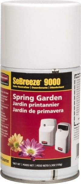 Rubbermaid - 5.3 oz Air Freshener Dispenser Aerosol Refill - Spring Garden, Compatible with 5137 & 5169 Units - Strong Tooling