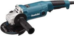 Makita - 5" Wheel Diam, 11,000 RPM, Corded Angle & Disc Grinder - 5/8-11 Spindle, 120 Volts, 10.5 Amps - Strong Tooling