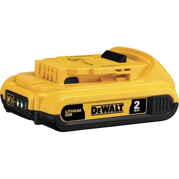 DeWALT - 20 Volt Lithium-Ion Power Tool Battery - 2 Ahr Capacity, 35 min Charge Time, Series XR - Strong Tooling